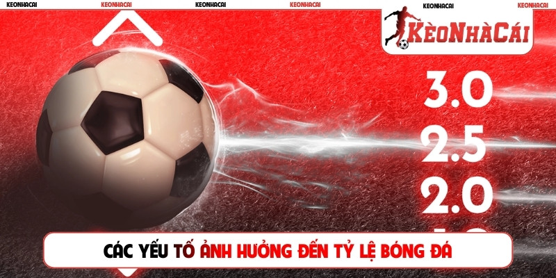 Các yếu tố ảnh hưởng đến tỷ lệ bóng đá